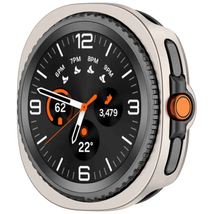 A-One Brand - Galaxy Watch 8 Classic (46mm) Skal Hollow Design - Starlight