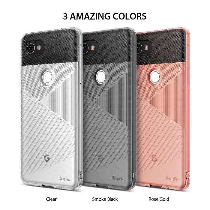 Rearth - Ringke Bevel Skal till Google Pixel 2 XL - Rose Gold