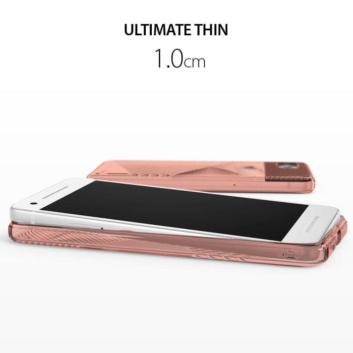 Rearth - Ringke Bevel Skal till Google Pixel 2 XL - Rose Gold