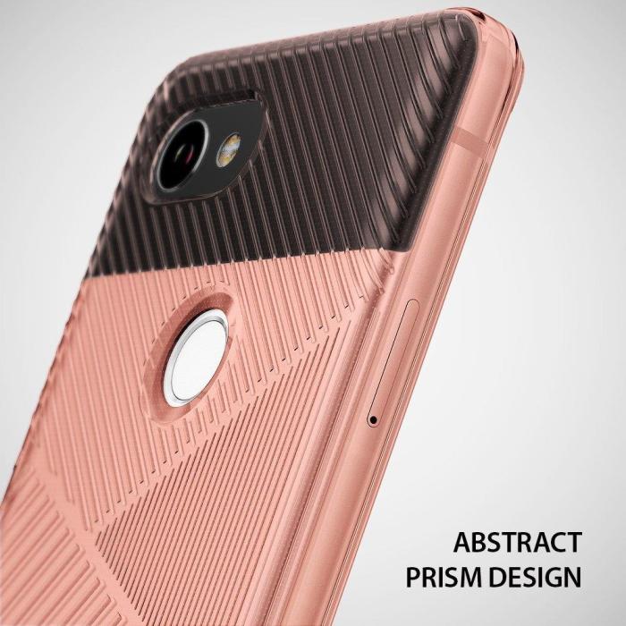 Rearth - Ringke Bevel Skal till Google Pixel 2 XL - Rose Gold