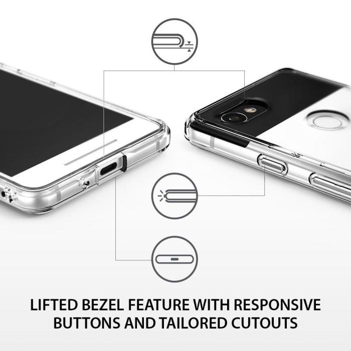 UTGATT4 - Ringke Fusion Skal till Google Pixel 2 XL - Clear