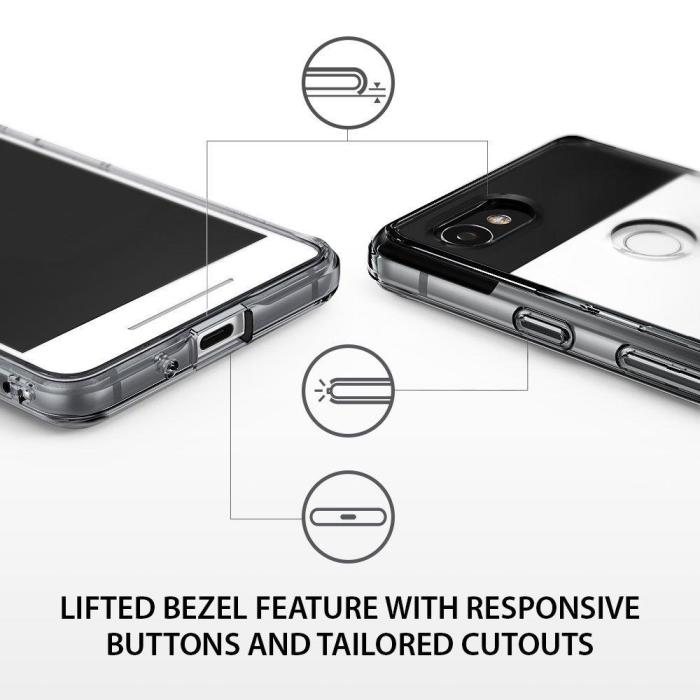 UTGATT5 - Ringke Fusion Skal till Google Pixel 2 XL - Rose Gold