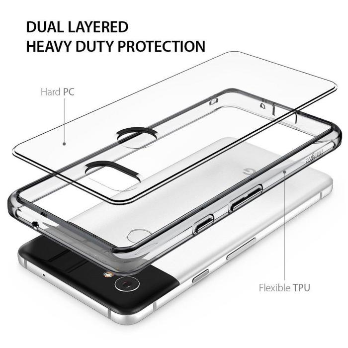 UTGATT5 - Ringke Fusion Skal till Google Pixel 2 XL - Rose Gold