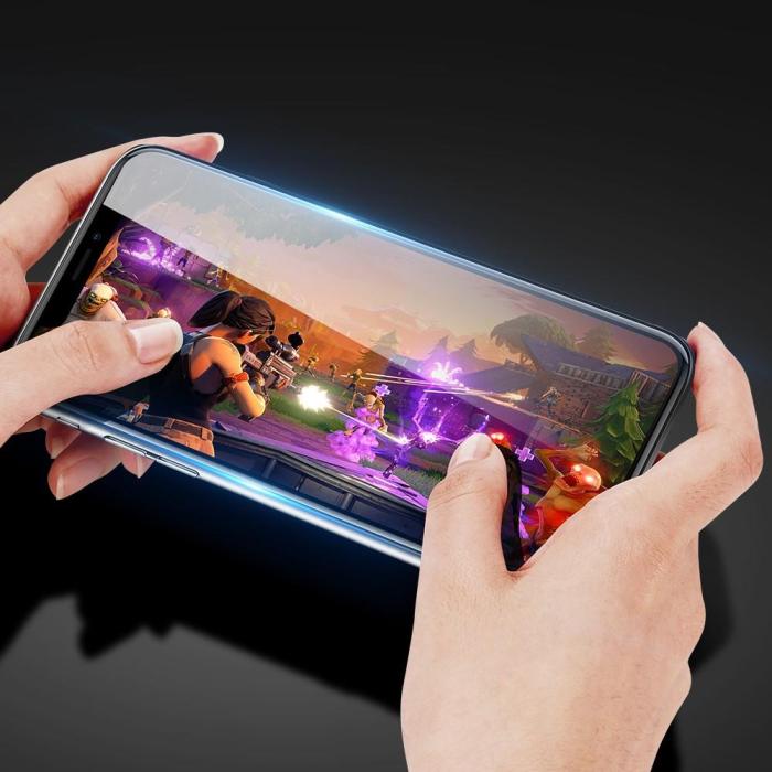 A-One Brand - [1-PACK] Härdat Glas Skärmskydd iPhone 11 Pro - iPhone X/XS - Svart