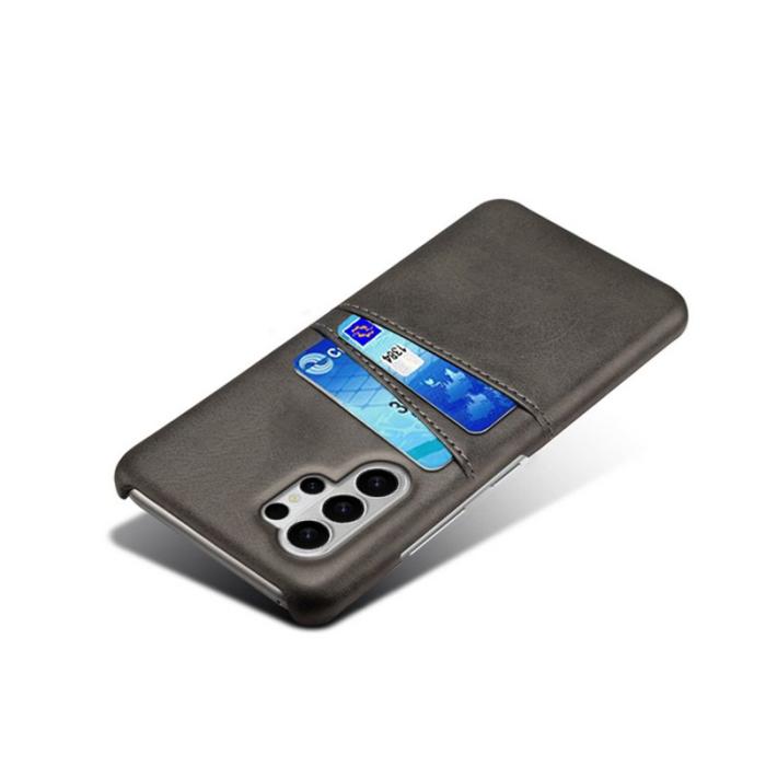 OEM - Mobilskal till Samsung Galaxy S26 Ultra PU Läder + Hård PC - Svart