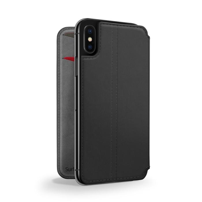 Twelve South - Twelve South SurfacePad för iPhone XR – Rakbladstunt nappaläder - Cognac
