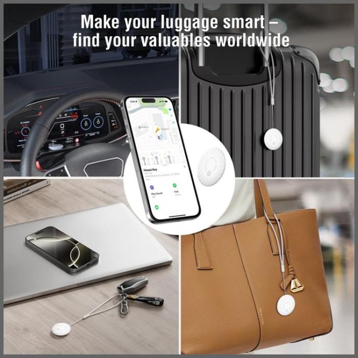 4smarts - [4-Pack] 4smarts Locator SkyTag Duos - Vit