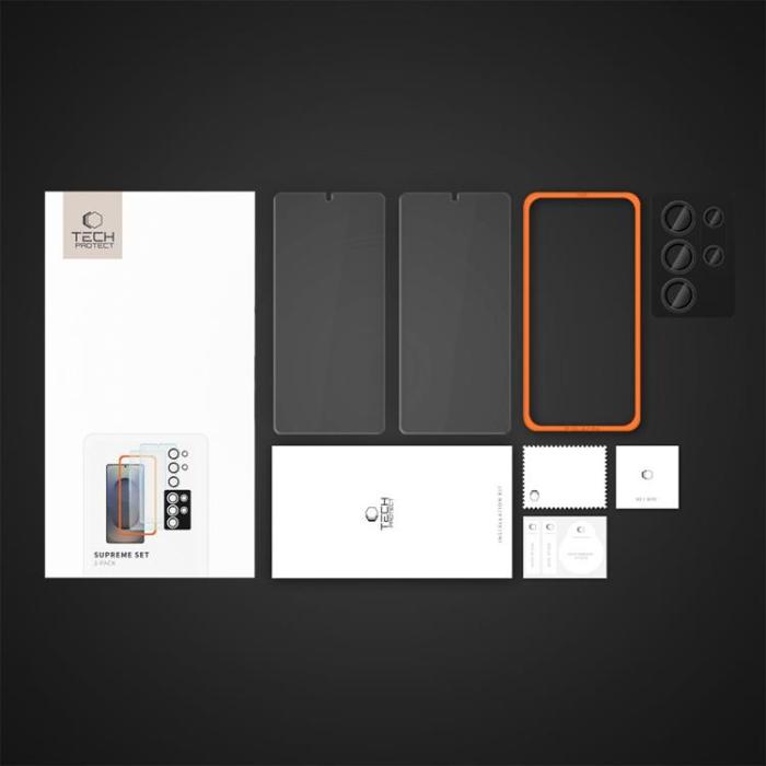 Tech-Protect - [3-Pack] Galaxy S25 Ultra Härdat Glas Skärmskydd Supreme Set