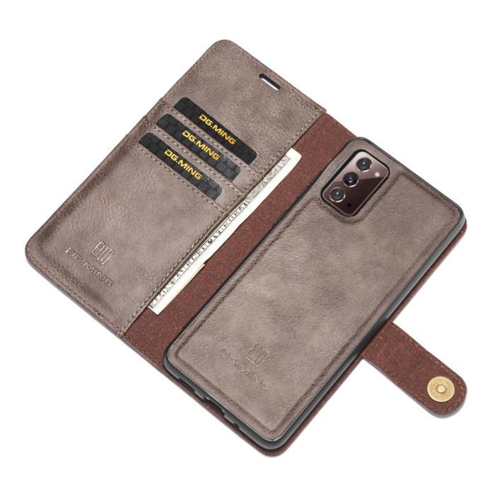 DG.MING - DG.MING Detachable 2-in-1 Fodral Till Samsung Galaxy Note 20 - Grå