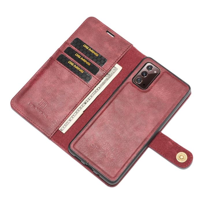 DG.MING - DG.MING Detachable 2-in-1 Fodral Till Samsung Galaxy Note 20 - Röd