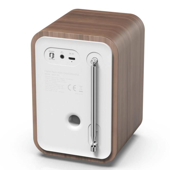 Denver - FM/DAB+ Radio Bluetooth Trä/Vit