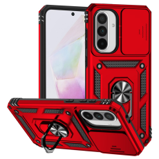 A-One Brand - Galaxy A36/A56 Mobilskal Kickstand PC + TPU - Röd