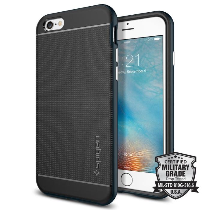 UTGATT5 - Spigen Neo Hybrid iPhone 6 / 6S (4,7) Metal Slate