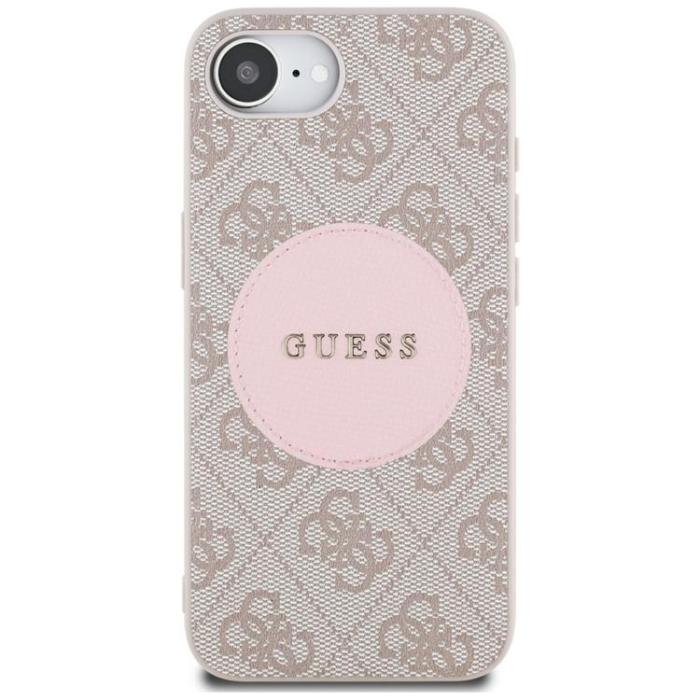 Guess - Guess iPhone 16e Mobilskal MagSafe 4G Circle Classic Logo