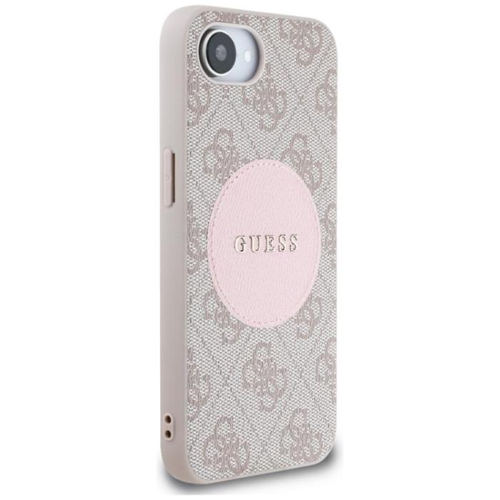 Guess - Guess iPhone 16e Mobilskal MagSafe 4G Circle Classic Logo