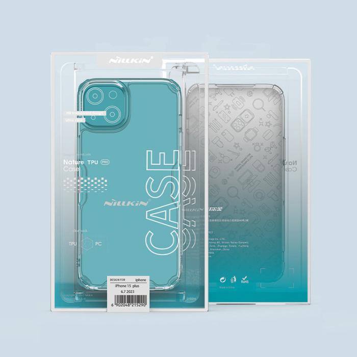 Nillkin - Nillkin iPhone 15 Pro Max Mobilskal Armored Nature Pro - Vit