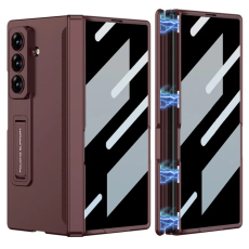 GKK - GKK Galaxy Z Fold 7 Mobilskal Kickstand med Härdat glas