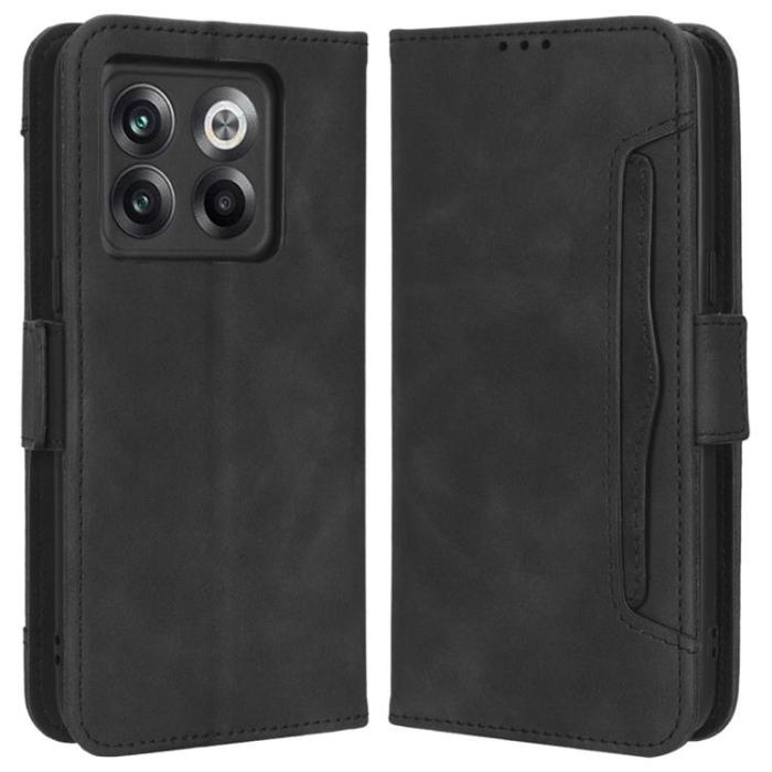 A-One Brand - OnePlus 10T 5G Plånboksfodral PU Läder Flip - Svart