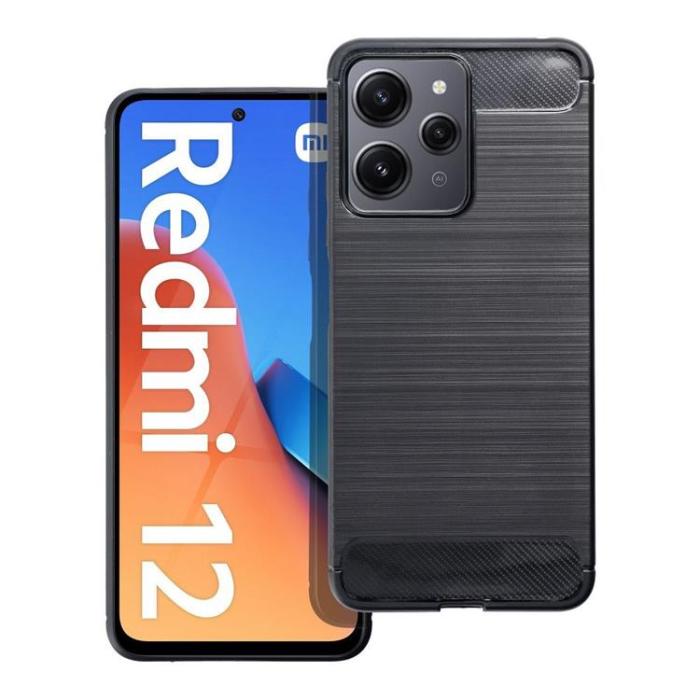 OEM - Xiaomi Redmi 12 Mobilskal Carbon - Svart