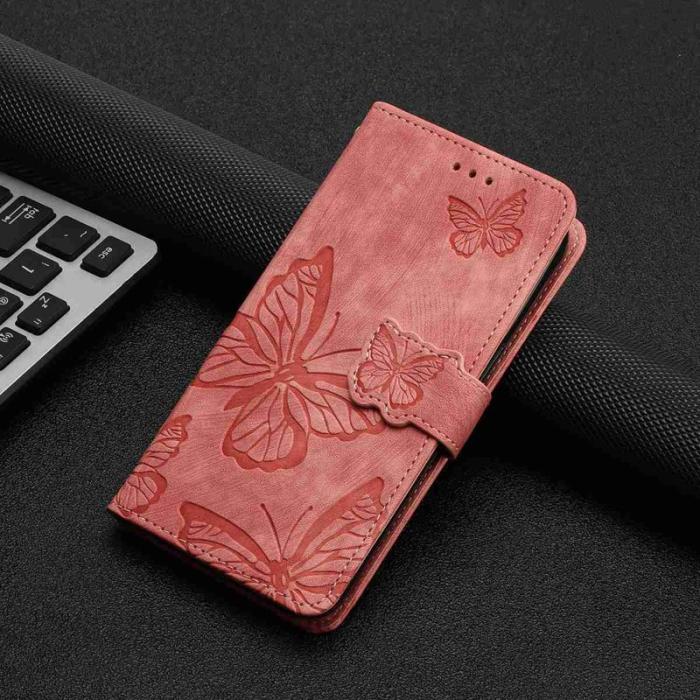 OEM - Samsung Galaxy A37 Plånboksfodral Konstläder Flip - Rosa
