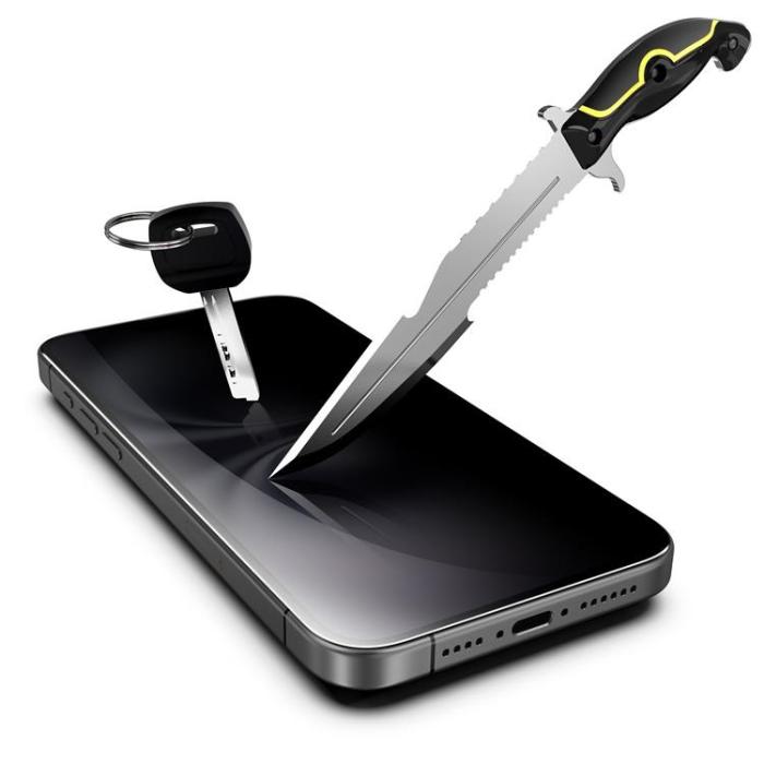 Boom of Sweden - LIVSTIDSGARANTI - BOOM iPhone 15 Plus/16 Plus Privacy Härdat Glas Skärmskydd 2st