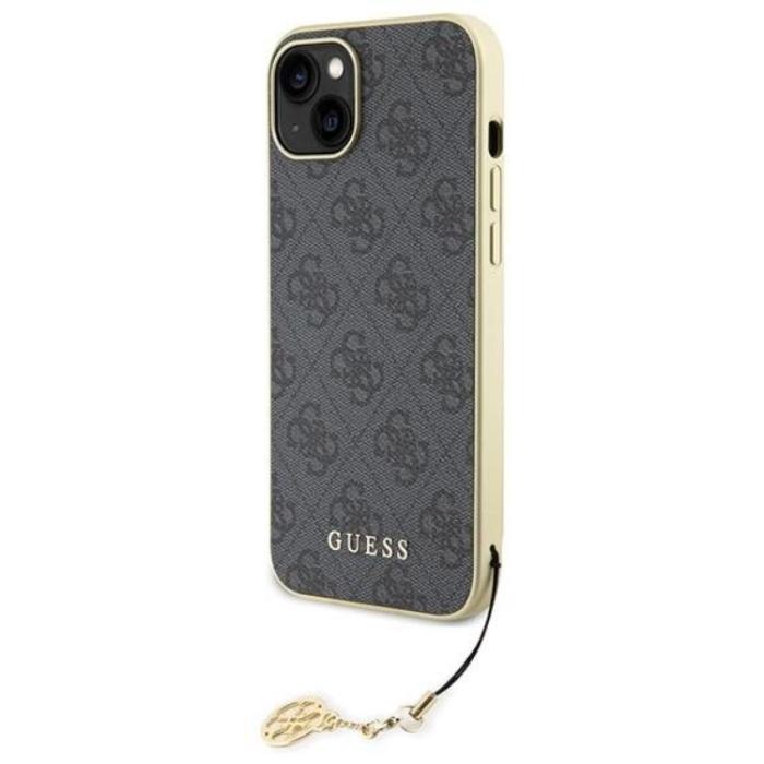 Guess - Guess iPhone 15 Plus Mobilskal Charms Collection - Grå