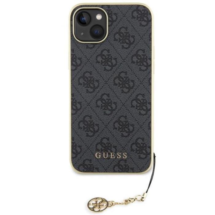 Guess - Guess iPhone 15 Plus Mobilskal Charms Collection - Grå
