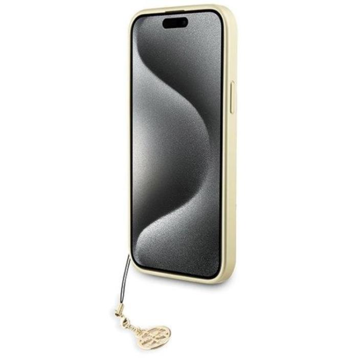 Guess - Guess iPhone 15 Plus Mobilskal Charms Collection - Grå