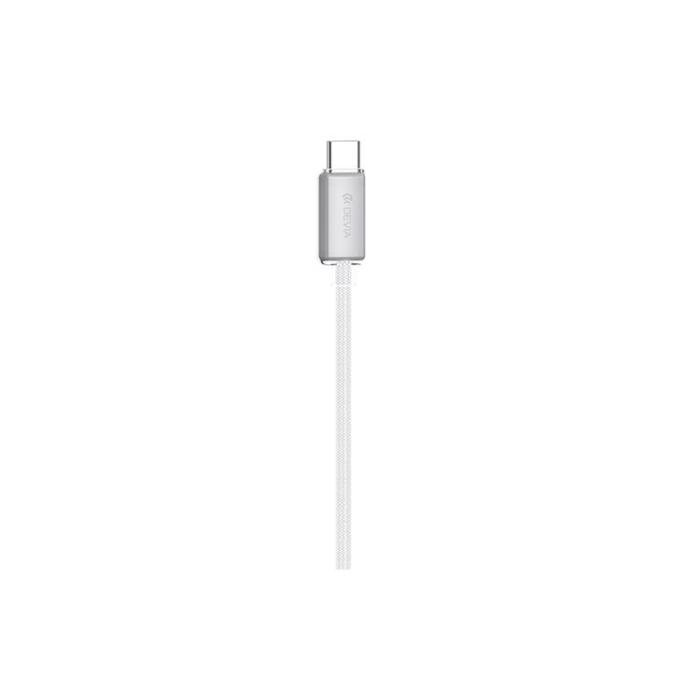 Devia - Devia USB-C Till USB-C 60W Kabel 3A 1.5m Extreme EC688 PD Vit
