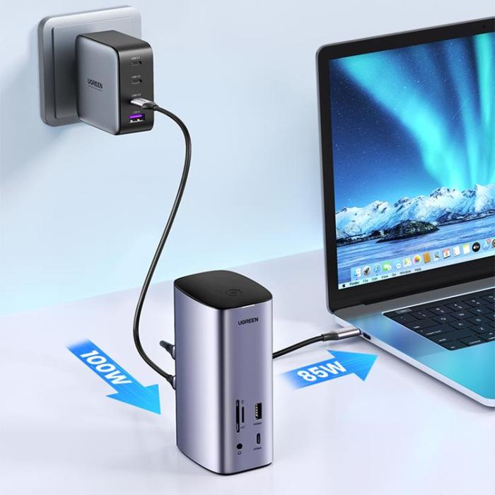 UTGATT1 - Ugreen Multifunction HUB 12in1 - Grå