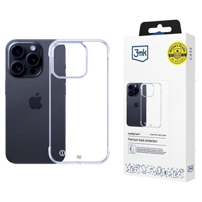 3MK - 3MK iPhone 13 Pro Max Mobilskal Just20g - Clear