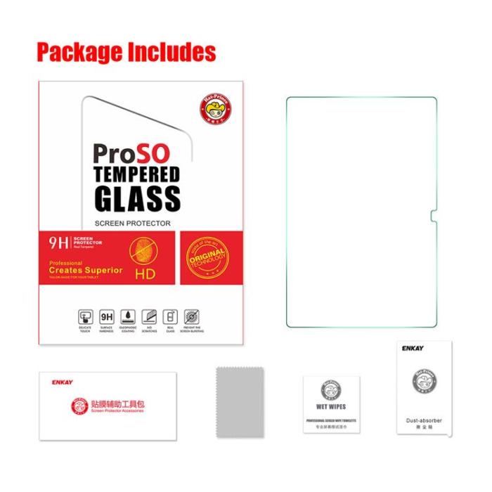ENKAY - [1-PACK] ENKAY Galaxy Tab A8 10.5 (2021) Härdat Glas Skärmskydd - Clear