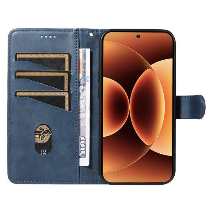 A-One Brand - Xiaomi 17 Pro Max Plånboksfodral T Shape Lines - Blå