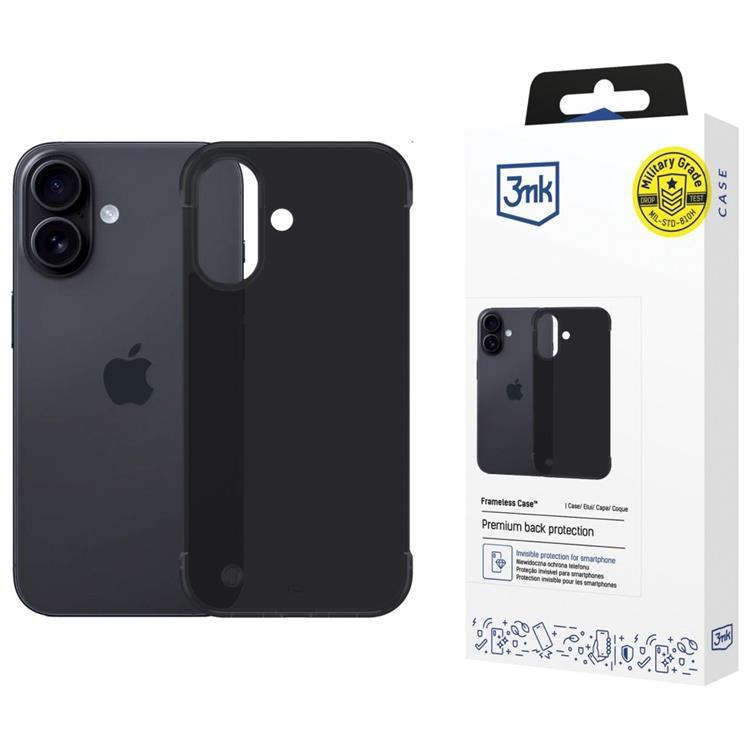 3MK iPhone 17 Mobilskal Just20g Matt - Svart | 2353 | AlltMobil