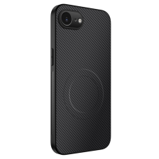 WANLONFENG - WANLONFENG iPhone 16e Mobilskal MagSafe Carbon Fiber TQ