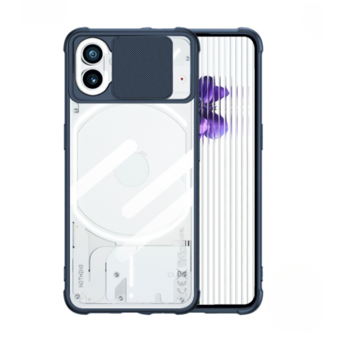Rzants - Rzants Nothing Phone 1 Skal Camshield TPU - Blå