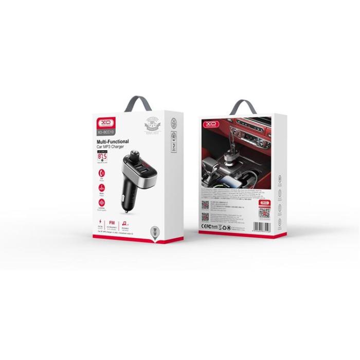 XO - XO FM-Sändare Bluetooth MP3 Med Billadare 3.1A BCC10 - Svart