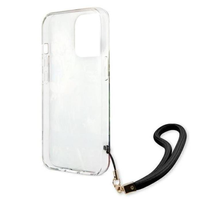 Guess - Guess iPhone 13 Pro Skal Flower Strap - Blå