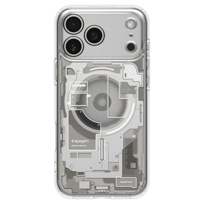 Spigen - Spigen Mobilskal För iPhone 18 Pro/17 Pro Magsafe Ultra Hybrid Zero One - Titan