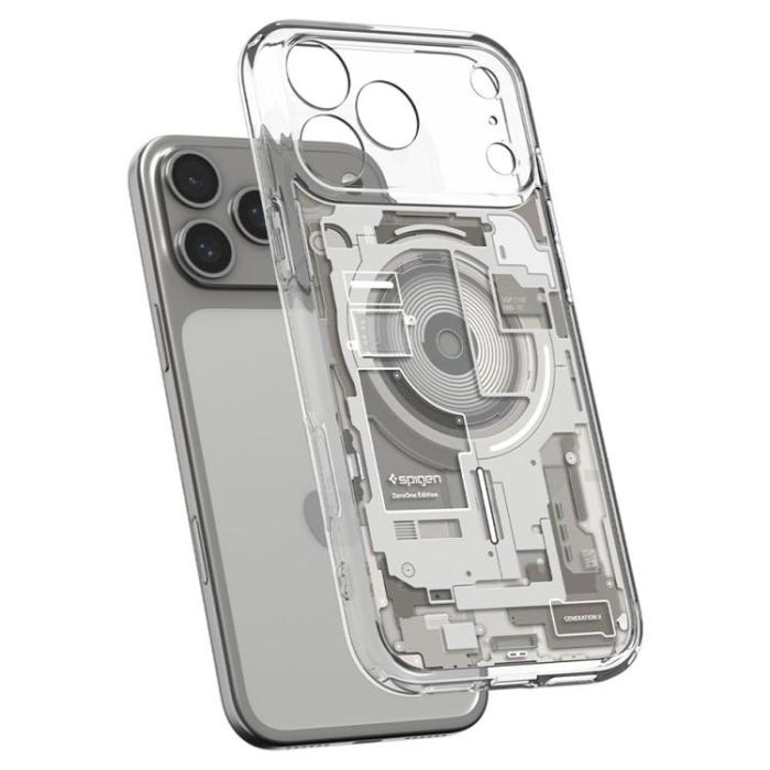 Spigen - Spigen Mobilskal För iPhone 18 Pro/17 Pro Magsafe Ultra Hybrid Zero One - Titan