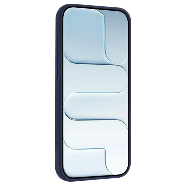 A-One Brand - iPhone 15 Mobilskal MagSafe Rotary Kickstand Skin Touch - Blå