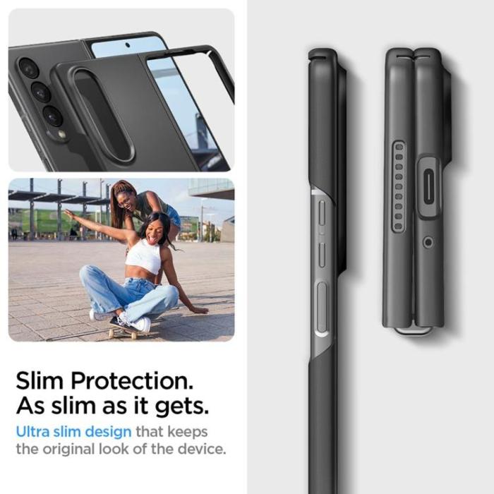 UTGATT - Spigen Galaxy Z Fold 4 Skal Air Skin - Svart