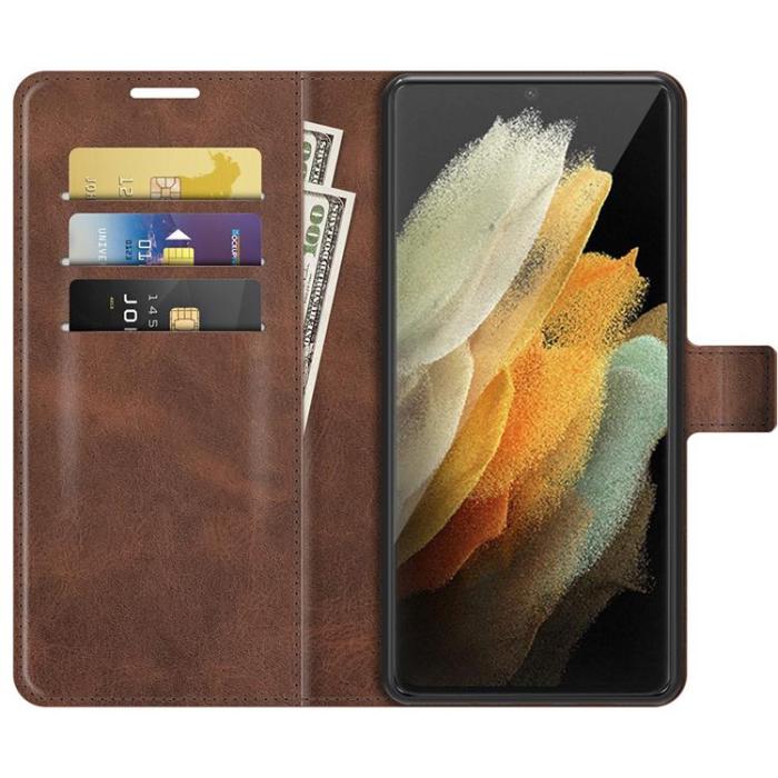 A-One Brand - Flip Folio Fodral Galaxy S22 - Coffee
