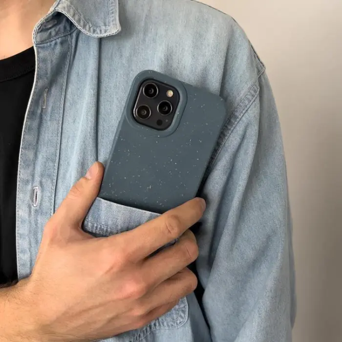 Ruhtel - Eco Silikon Skal iPhone 12/12 Pro - Mynta