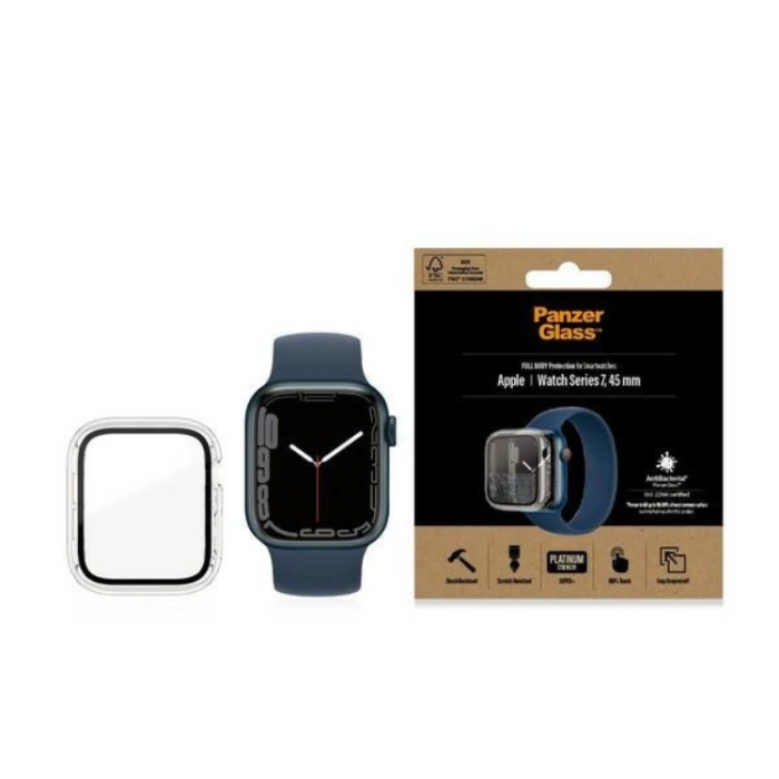PanzerGlass - PanzerGlass Apple Watch 7/8 45mm Skal - Transparent