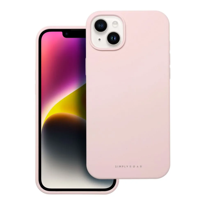 Roar - Roar iPhone 14 Plus Mobilskal Roar Cloud Skin - Rosa