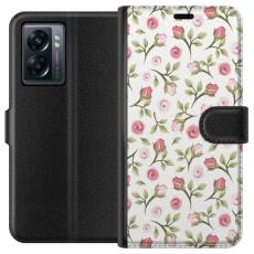 iSecrets - Pl&aring;nboksfodral till OnePlus Nord N300 med Blommigt