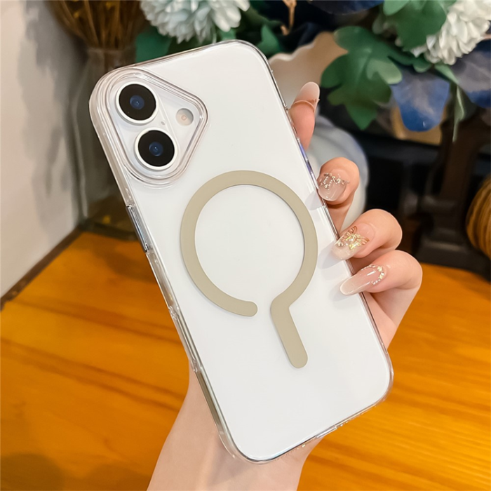 A-One Brand - iPhone 17 Mobilskal MagSafe TPU + PC - Beige