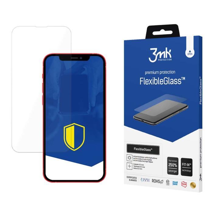 3MK - 3MK iPhone X/XS/11 Pro Hybrid Okrossbart Glas FlexibleGlass