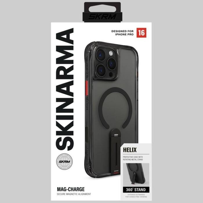 Skinarma - Skinarma iPhone 16 Pro Mobilskal MagSafe Helix 360 - Svart